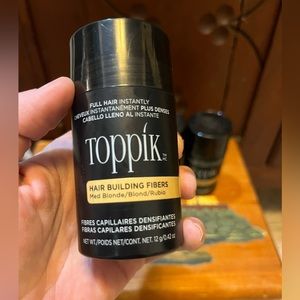 TOPPIK Hair Building Fibers, made of colored keratin protein Medium Blonde